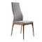 Armen Living Parker Mid-Century Dining Chair in Walnut Finish and Gray Fabric, PK2 LCPKSIGR - alternate 1